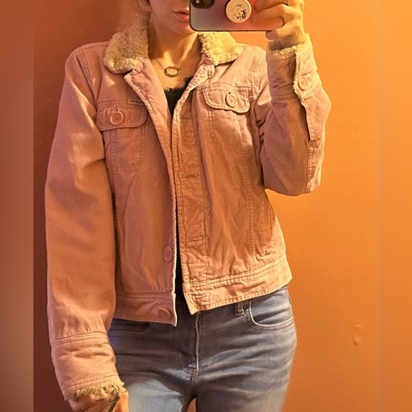 Aeropostale Baby Pink Corduroy Jacket - Picture 10 of 12